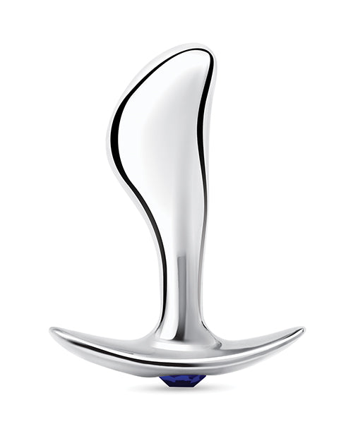 Blue Line 2.5" Stainless Steal Bling Prostate Massager Plug