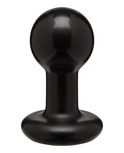 Round Butt Plug - Small Black