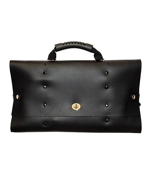 The Ultimate Fantasy Travel Briefcase Restraint & Bondage Play Kit - Burgundy