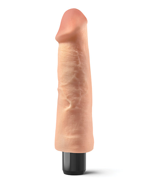 Real Feel No. 9 Long 9" Vibe Waterproof - Mutli-speed Flesh