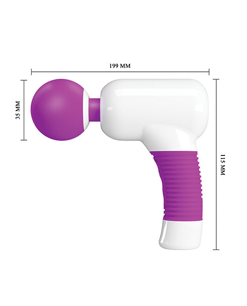 Pretty Love Super Power Fun Gun- White/Fuchsia
