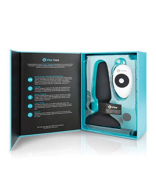 B-Vibe Rimming Plug - Black