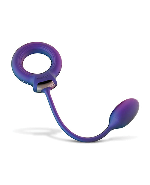 Hueman Solar Cock Ring w/Anal Ball - Purple