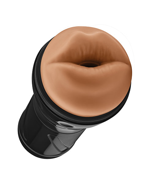 Forto Model M-03 Hard-Sided Mouth Masturbator - Tan