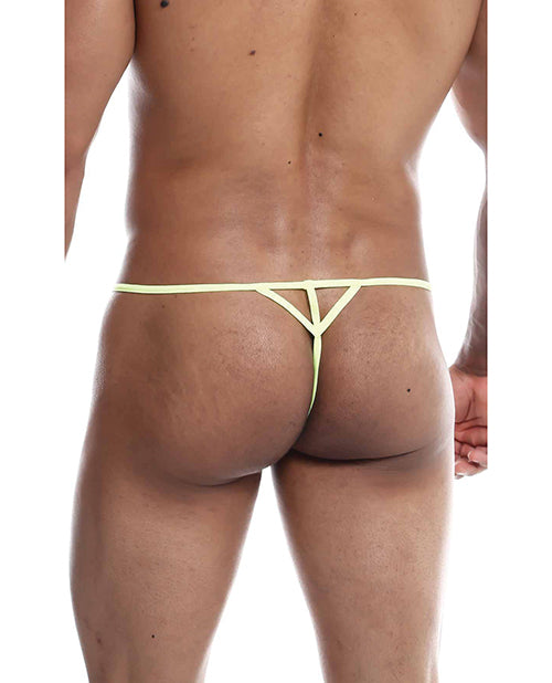 Male Basics Sinful Hipster Music T Thong G-String Blue Print LG