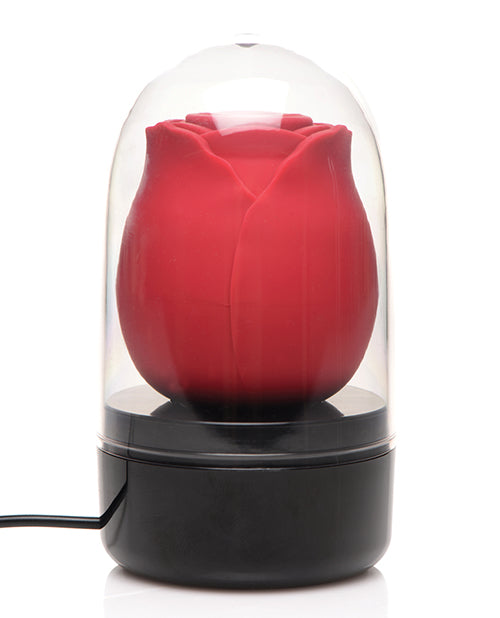 Inmi Bloomgasm Enchanted Rose 10X Clitoral Stimulator w/Case - Red
