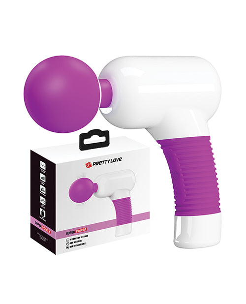 Pretty Love Super Power Fun Gun- White/Fuchsia