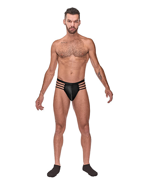 Cage Matte Cage Thong Black S/M